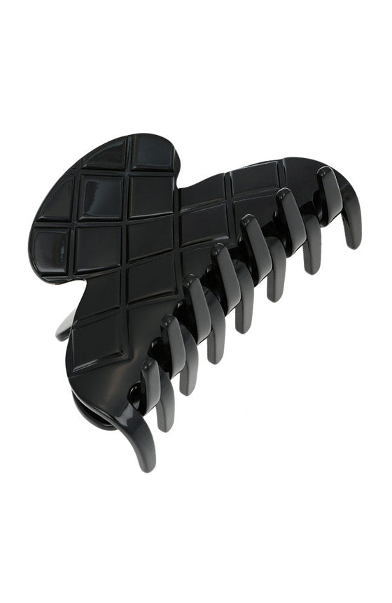 Quilted Medium Claw Clip - Classic