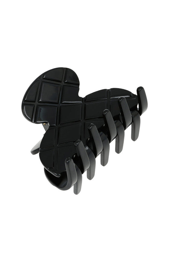 Quilted Small Claw Clip - Classic